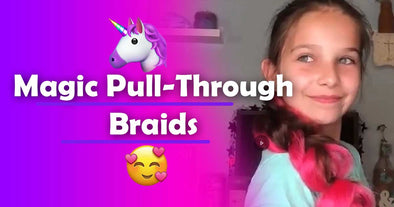 Easy Pull-Through Braid with Hair Extensions