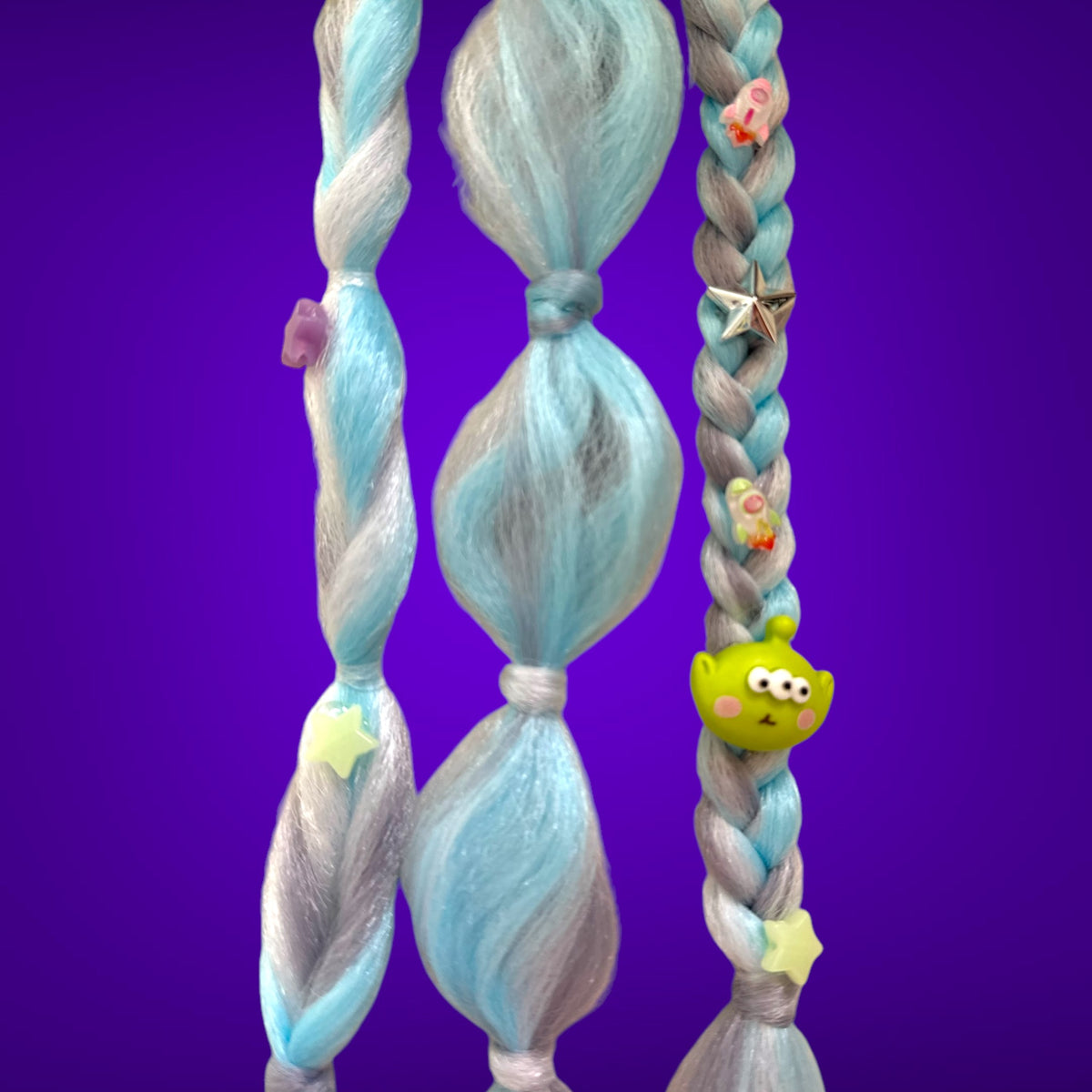 Flying Saucer Braided Ponytail Set – Magic Manes Hair Extensions