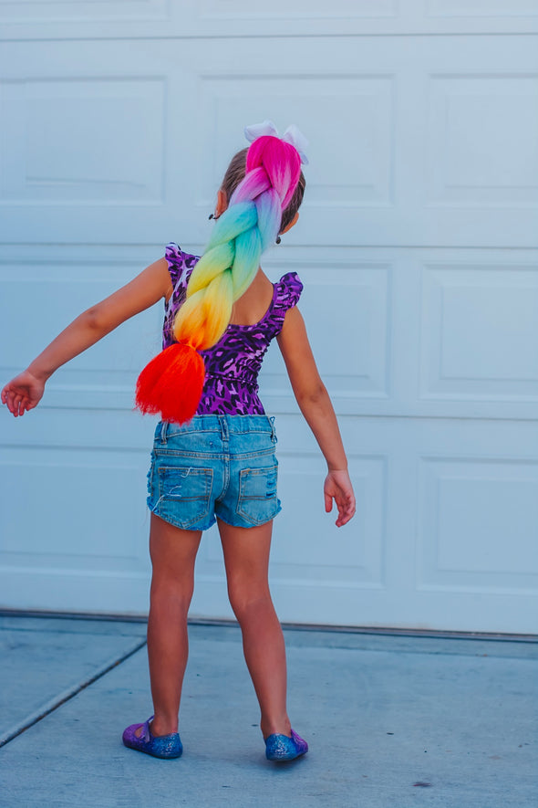 Rainbow 24” Multi-Purpose Magic Braiding Hair