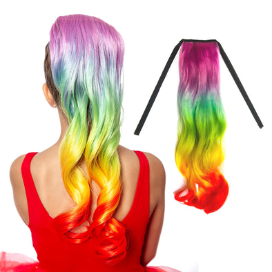 Rainbow Crush Ponytail Hair Extensions