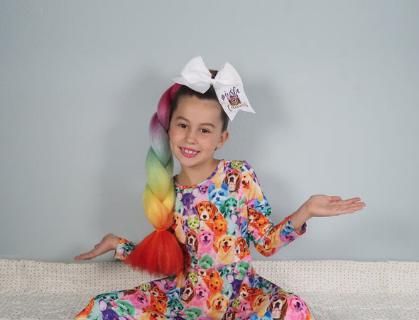 Rainbow 24” Multi-Purpose Magic Braiding Hair