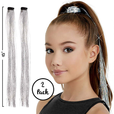 Hair Bling Clip-in Tinsel Hair Extensions for Kids and Teens