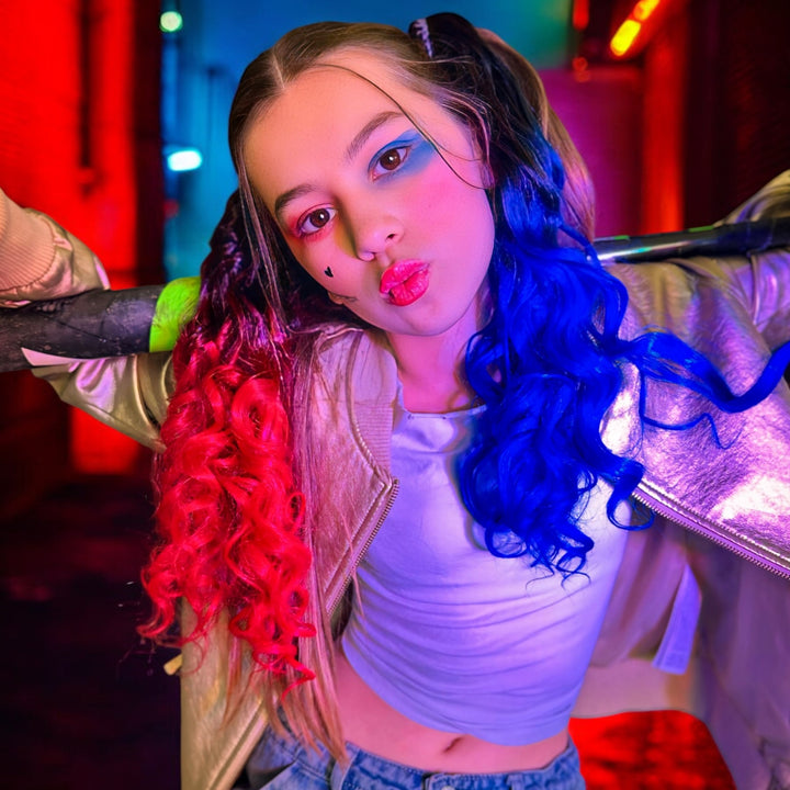 Harley Quinn Ponytail Set