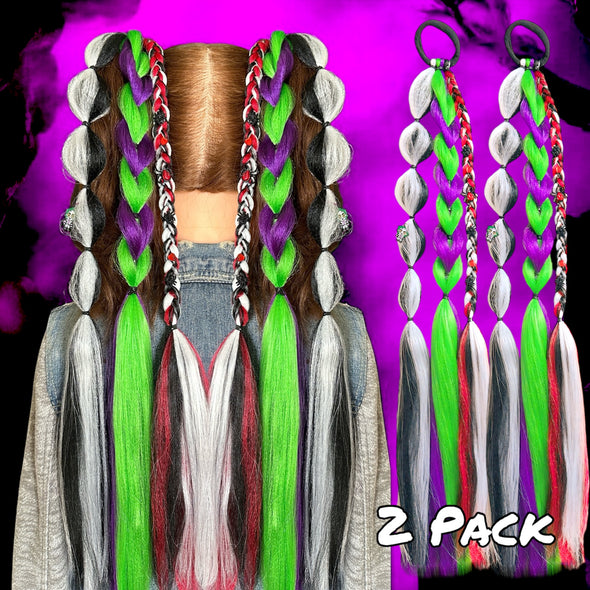 Beetlejuice Braided Ponytail Set