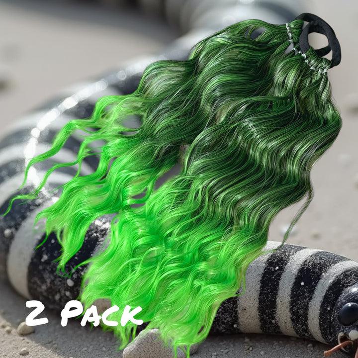Grinch Wavy Ponytail Set
