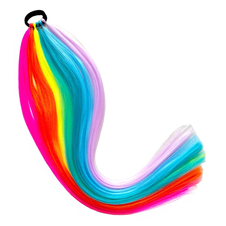 Neon Rainbow Shimmer Tail