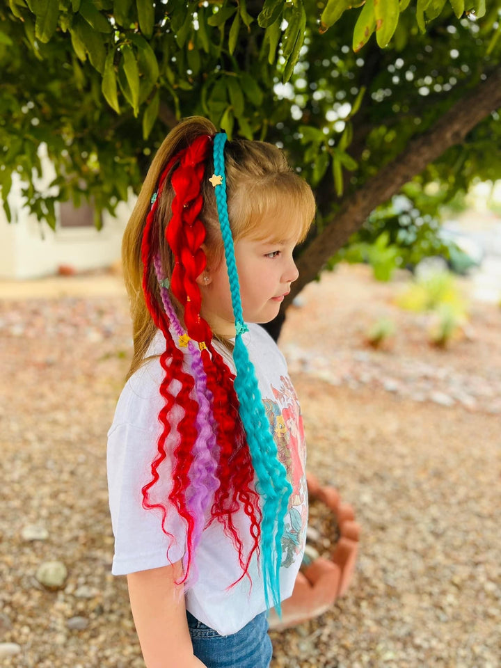 Little Mermaid Ariel Single Boho Braid