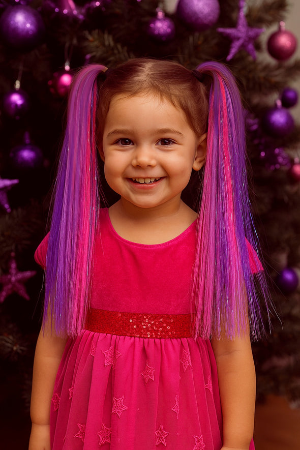 Candy Land 16” Short Shimmer Tail