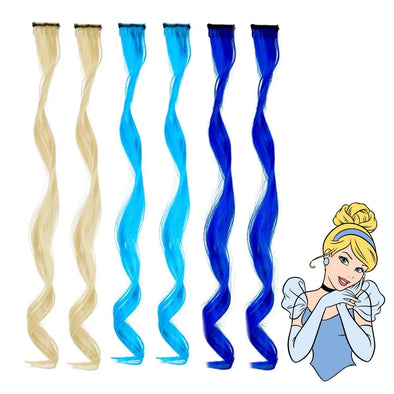Cinderella Curls 6 Pack Clip-in Hair Extensions