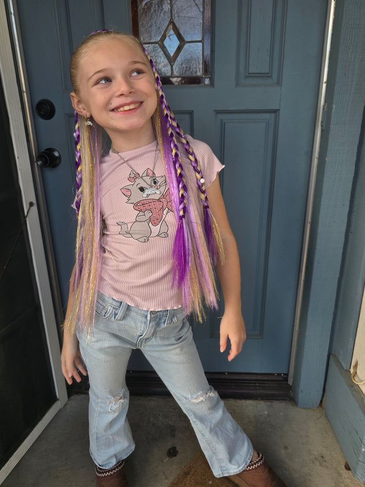 True Love Gemmed Braided Ponytail - Blonde