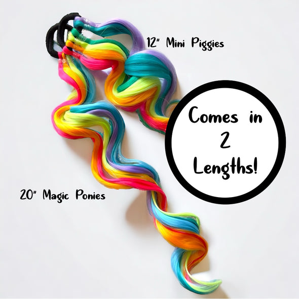 Neon Rainbow 20” Magic Ponies