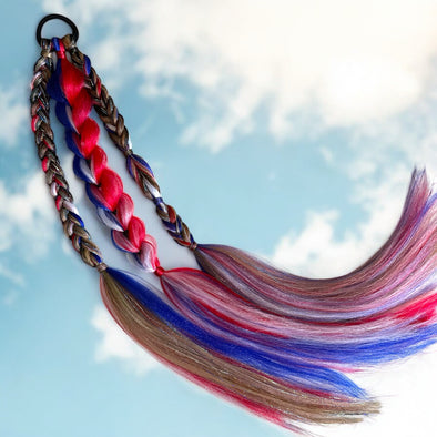 Patriot Pony Braided Ponytail