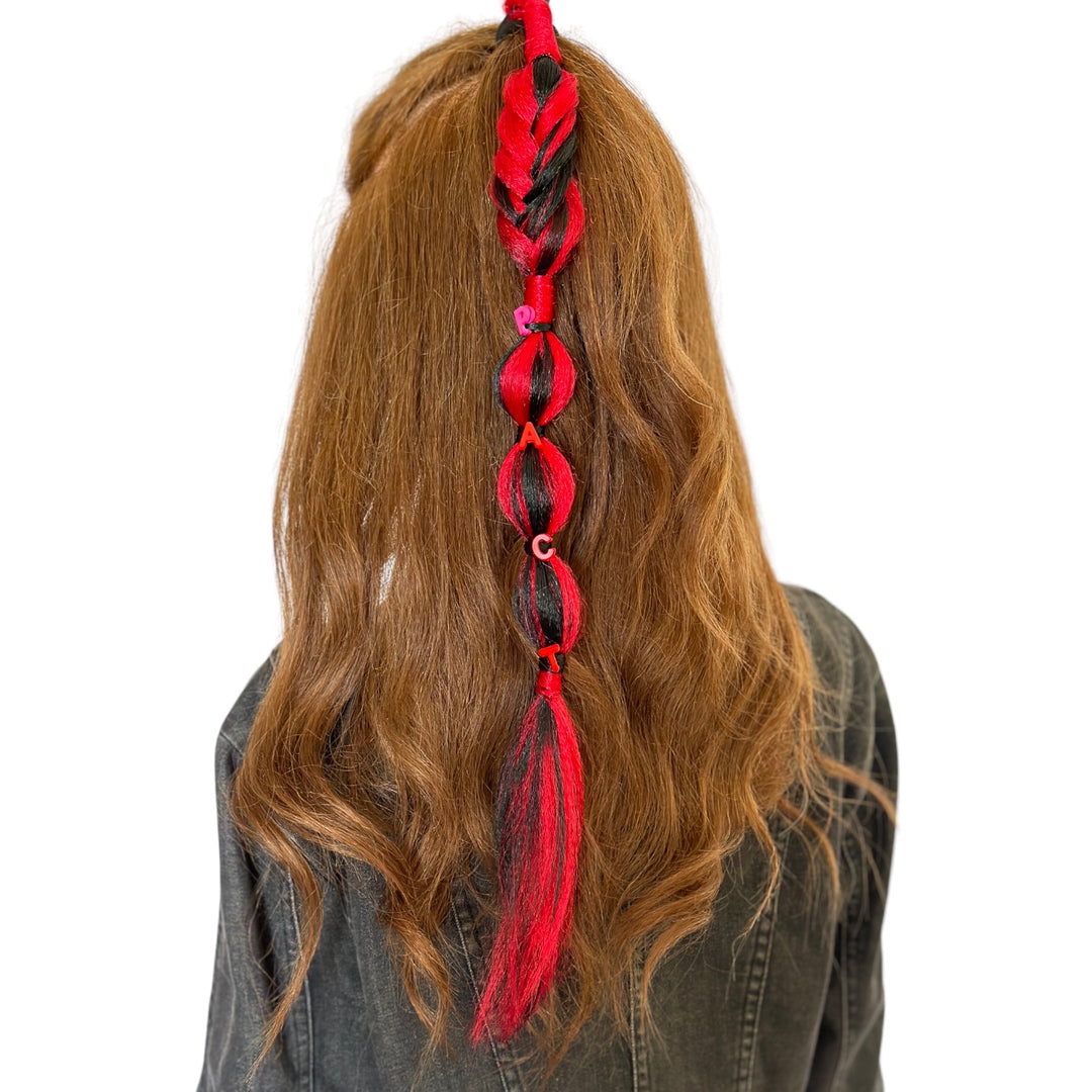 Single Customized Name Braided Ponytail