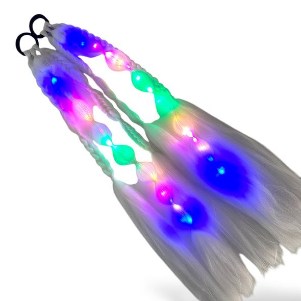 LED Braided Ponytail Set