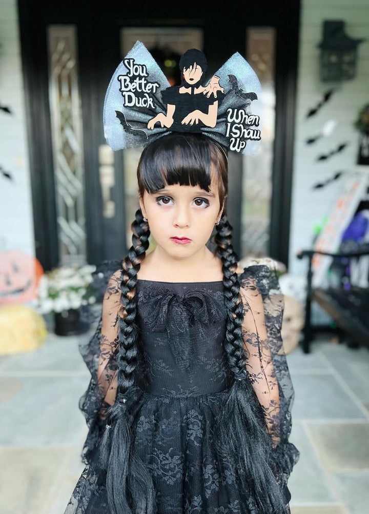 Wednesday Black Braid Set + Fringe