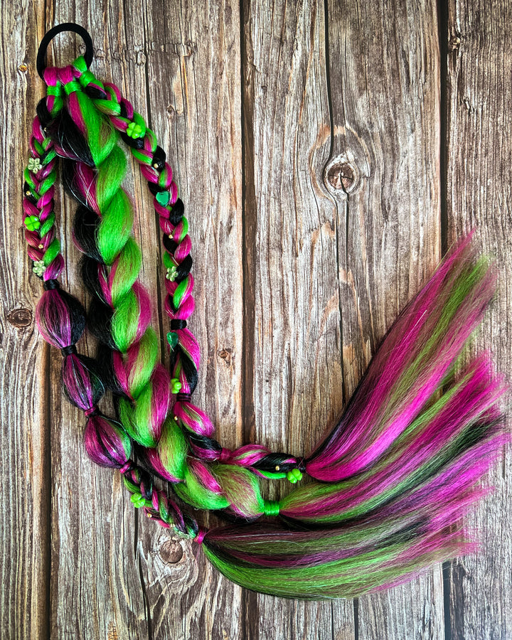 Punk Leprechaun Braided Ponytail