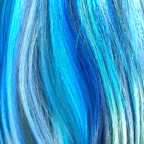 Denim Blue Mixed Shimmer Tail