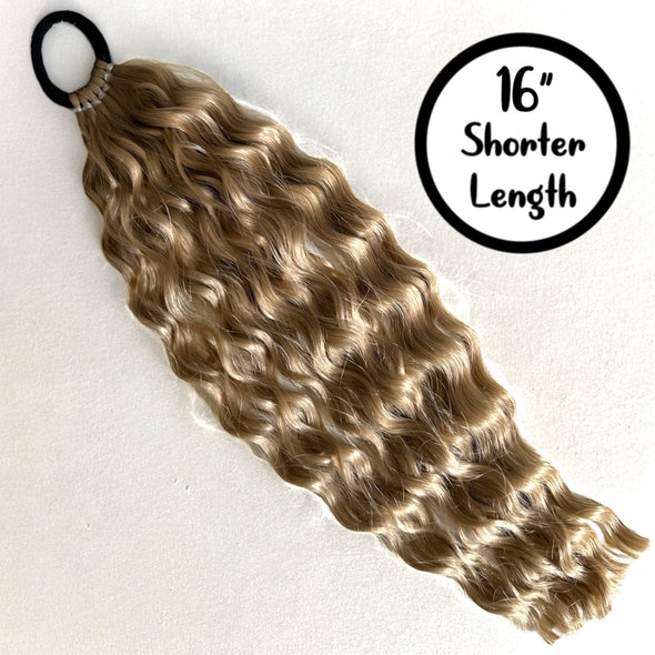 Dark Blonde 16” Wavy Tail