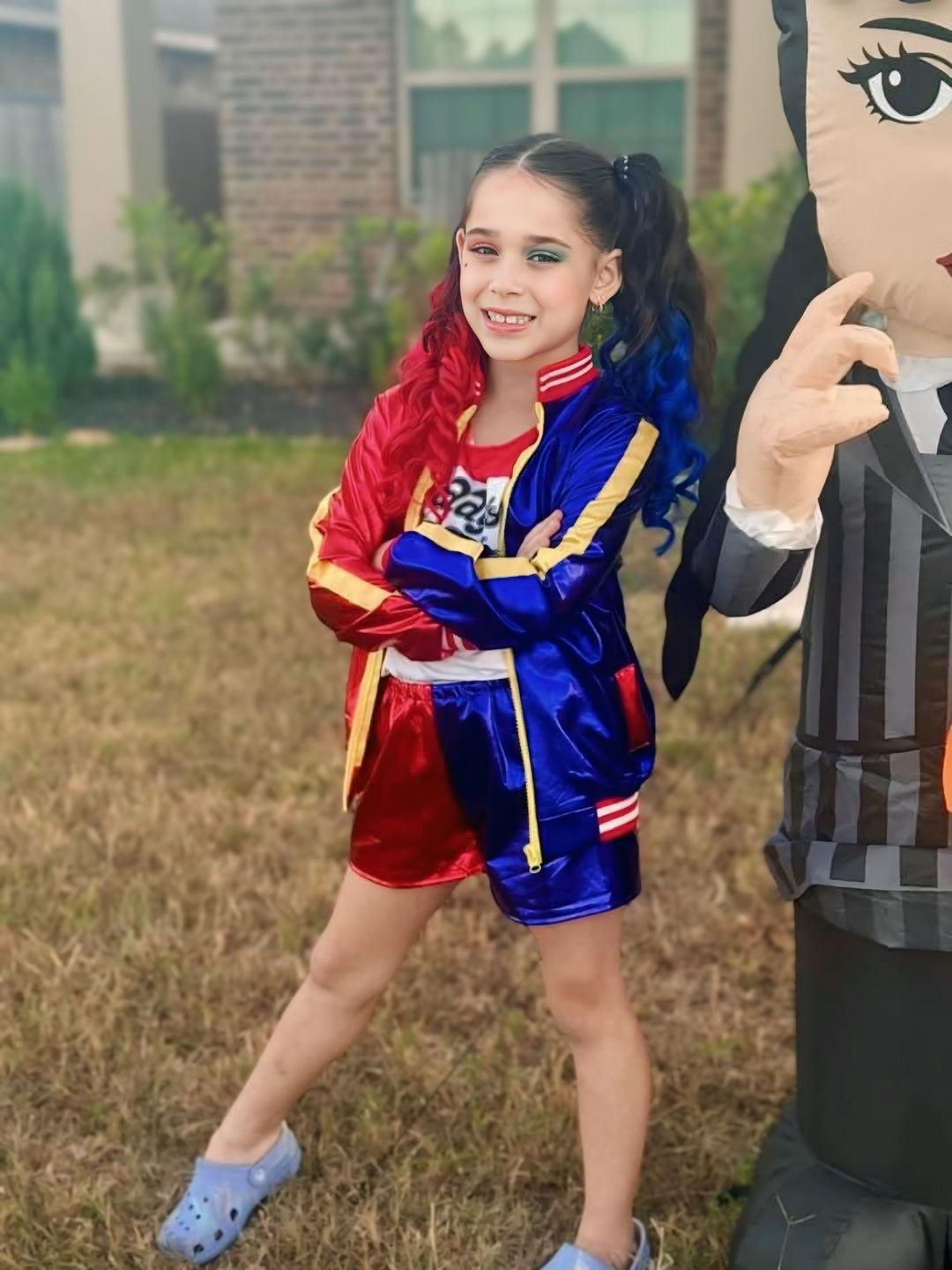 Harley Quinn Ponytail Set