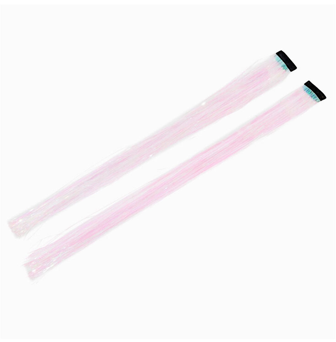 Iridescent Hair Bling Clip-in Tinsel 2-Pack