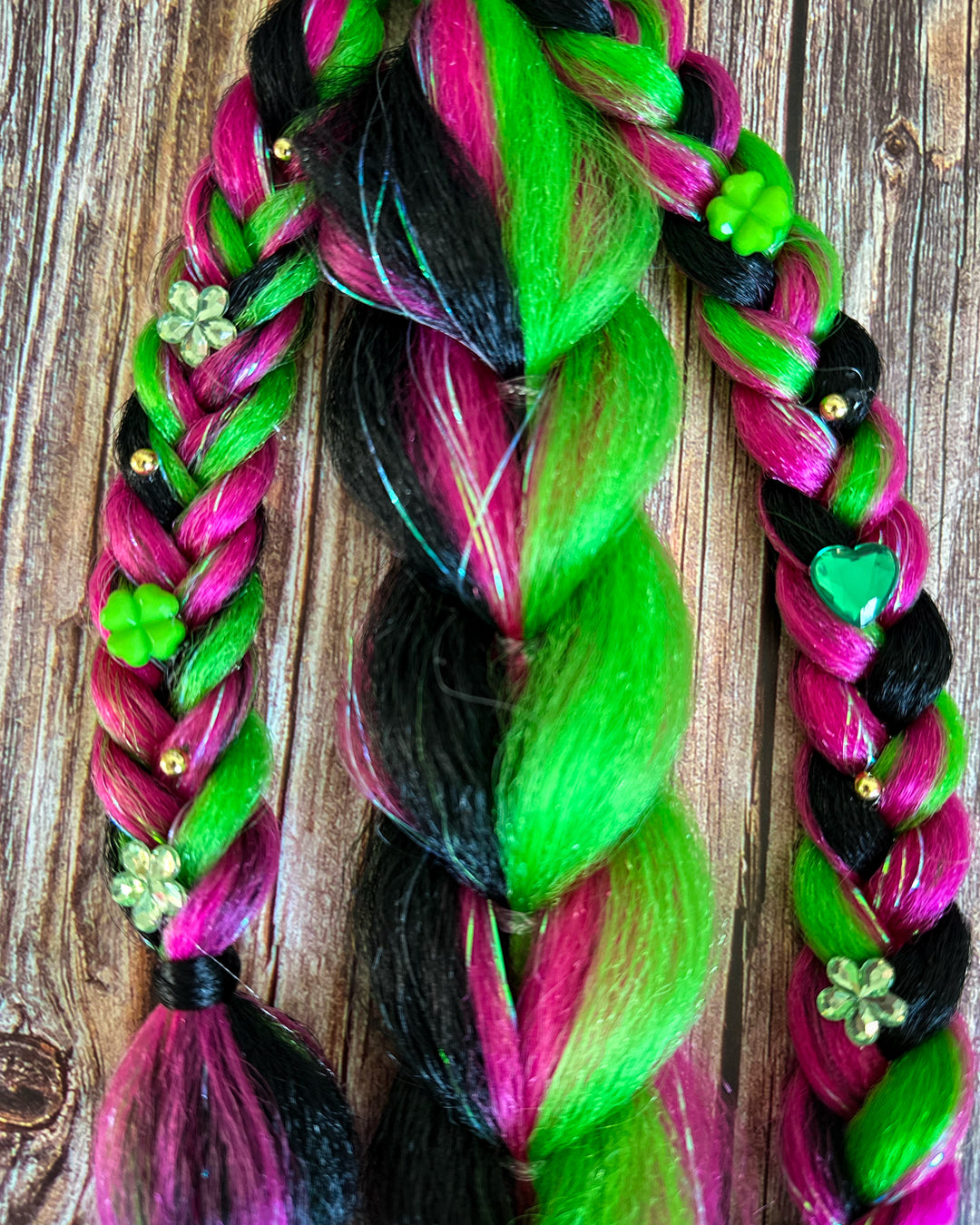 Punk Leprechaun Braided Ponytail