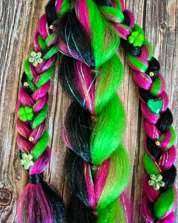 Punk Leprechaun Braided Ponytail