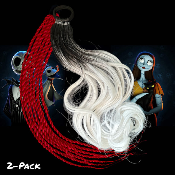 Jack + Sally 2-Pack Ponytails