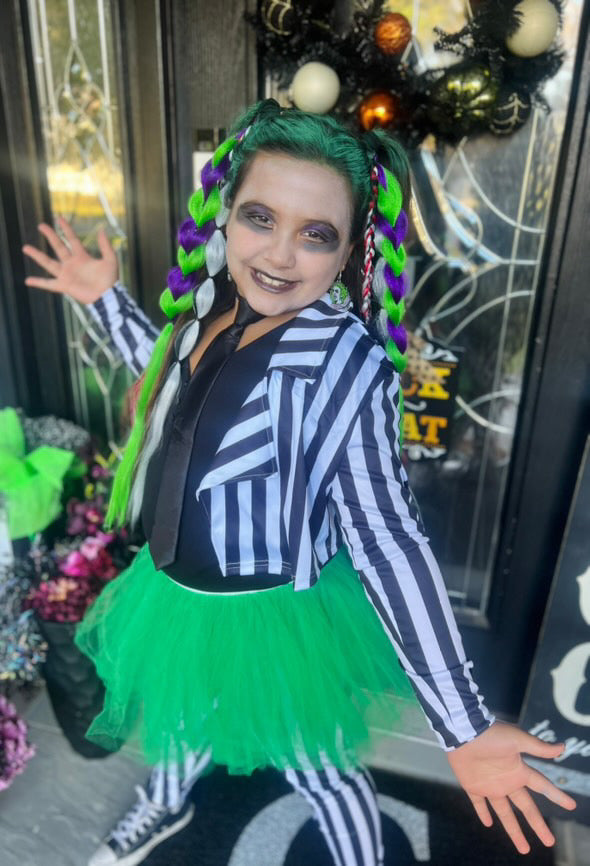 Beetlejuice Braided Ponytail Set