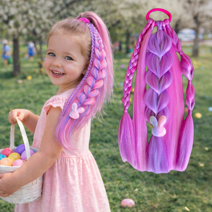 Somebunny Loves You 12” Gemmed Braided Ponytail