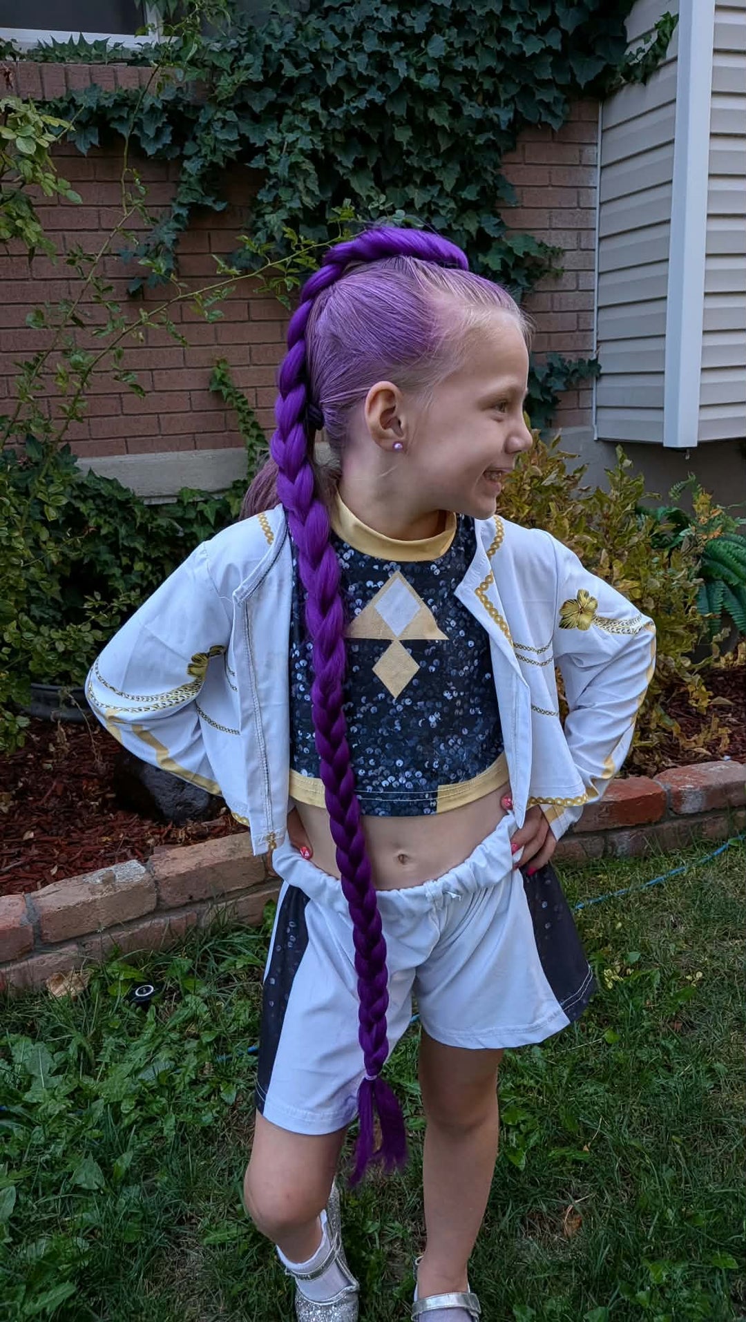 36” Clip-On Rumi KPop Demon Hunters Braid