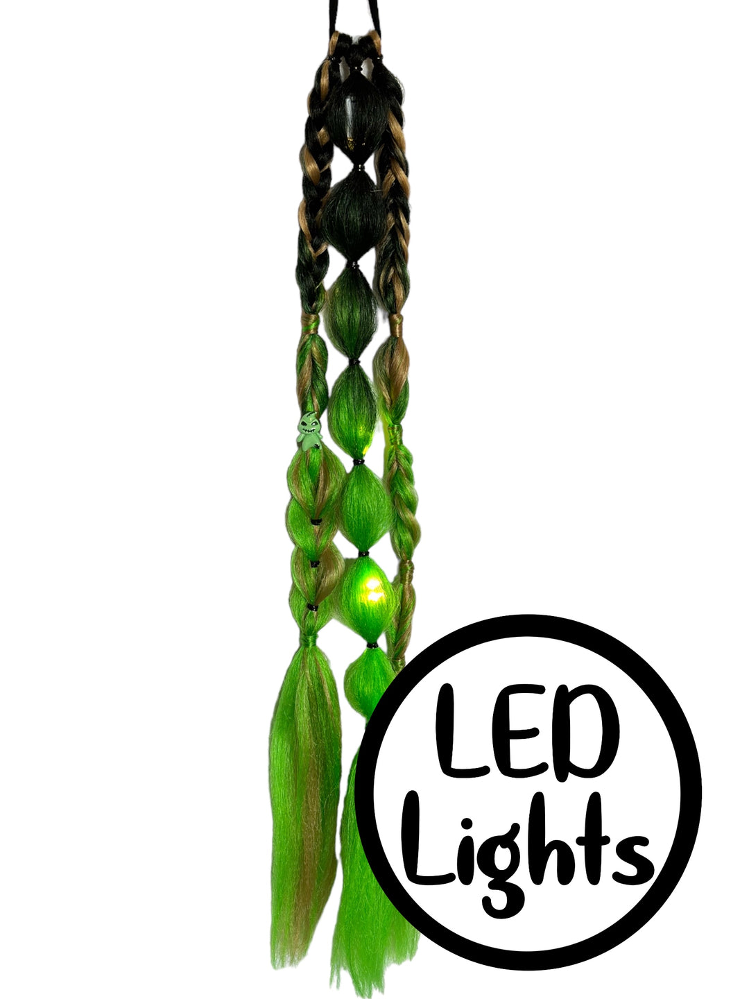 Oogie Boogie LED Braided Ponytail
