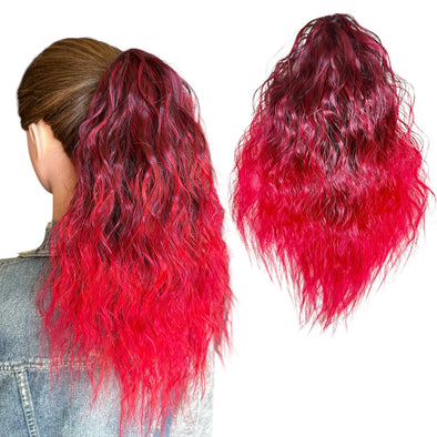 Diva Red 16” Wavy Claw Pony