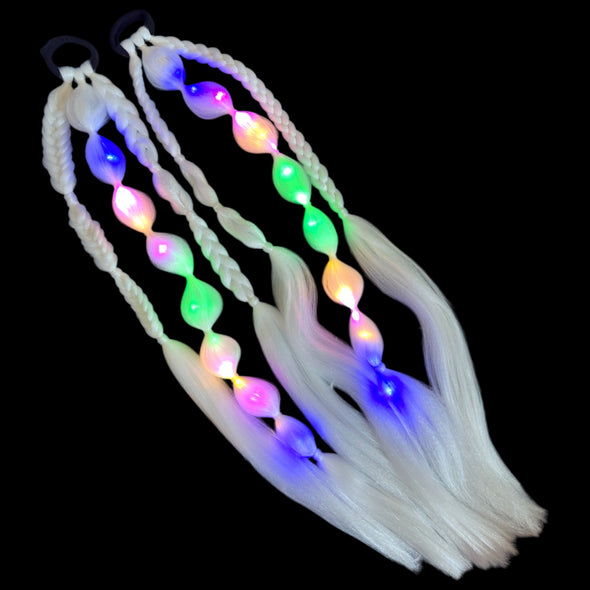 LED Braided Ponytail Set