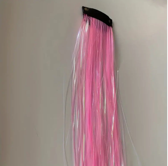 Barbie Pink Hair Bling Clip-in Tinsel 2-Pack