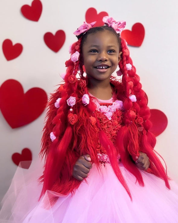 Sweetie Gemmed Braided Ponytail