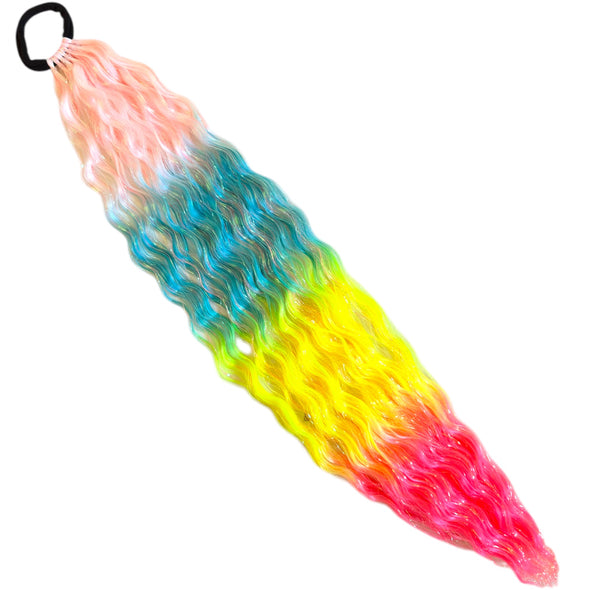 Snow Cone 26” Wavy Shimmer Tail