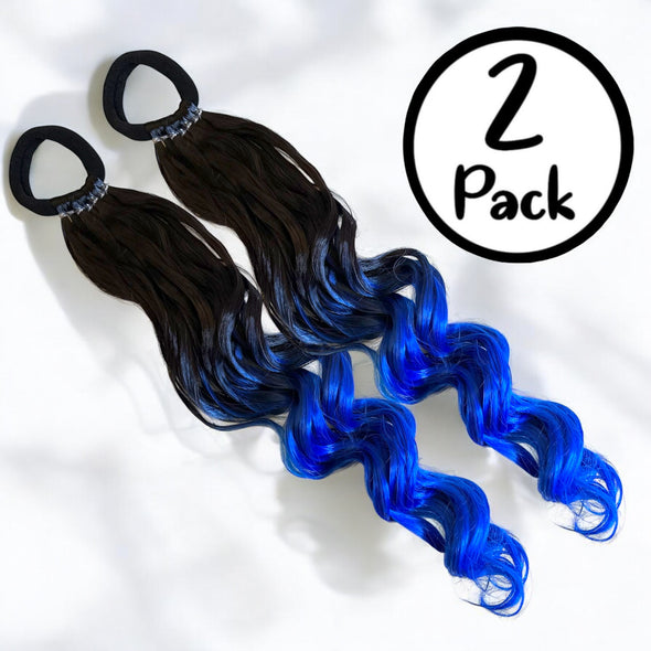 Brunette/Royal Blue 20” Magic Ponies