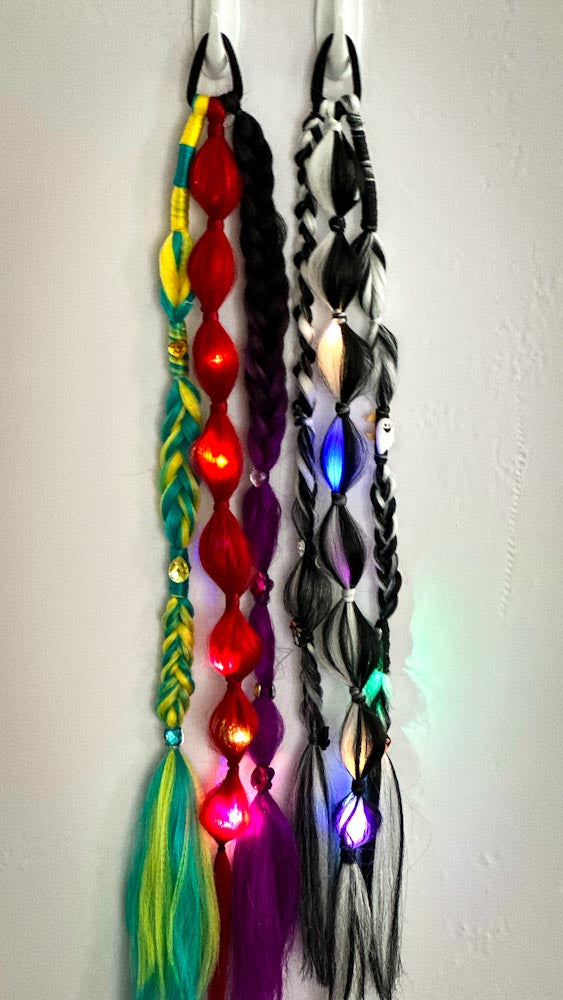 Jack and Sally LED Boho Braid Set