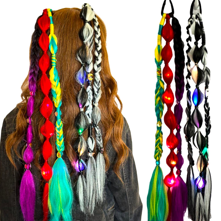 Jack and Sally LED Boho Braid Set
