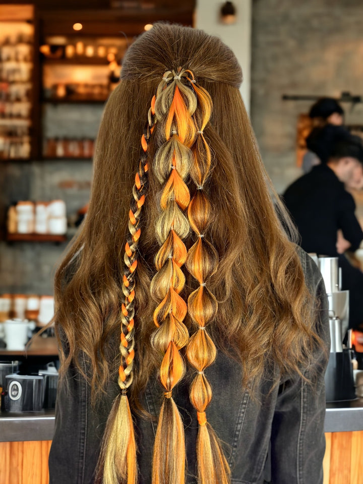 Pumpkin Spice Single Boho Braid