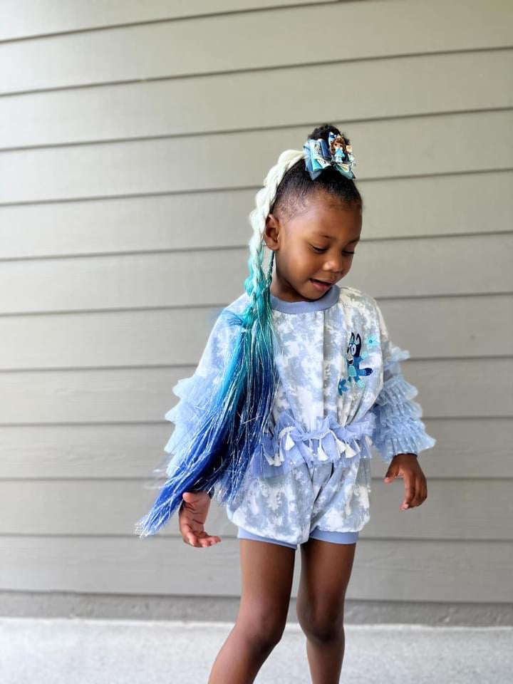 Braided Icicle Shimmer Tail