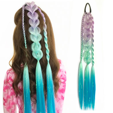 Braided Mermaid Shimmer Tail