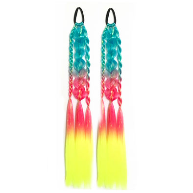 Set of Braided Sour Patch Shimmer Tails