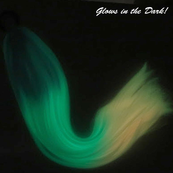 Moon Glow ponytail extensions glows in the dark!