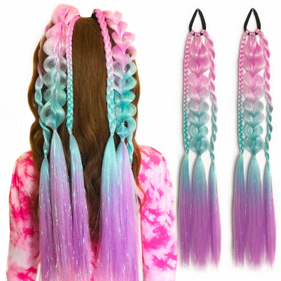 Set of Braided Malibu Shimmer Tails