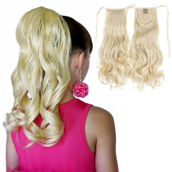 Blonde Curly Ponytail Hair Extensions