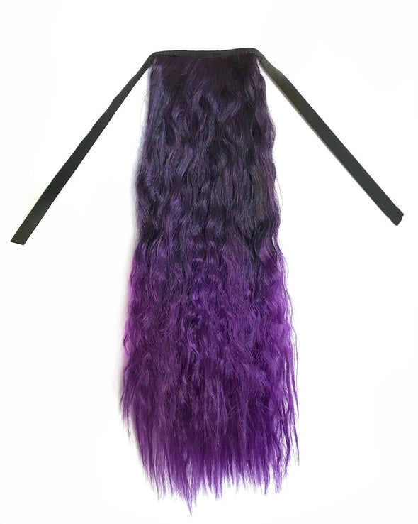 Sour Grapes Wavy Ponytail Hair Extensions