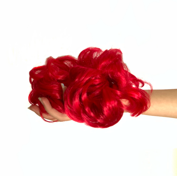 Red 2-Pack Hair Puffs