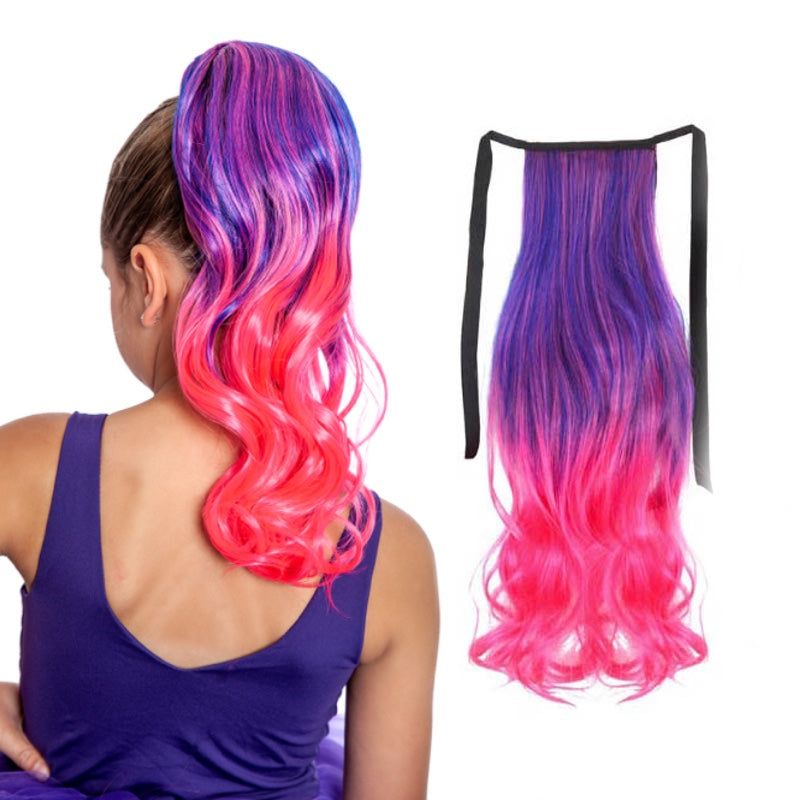 Wavy Pigtails Extension in Black