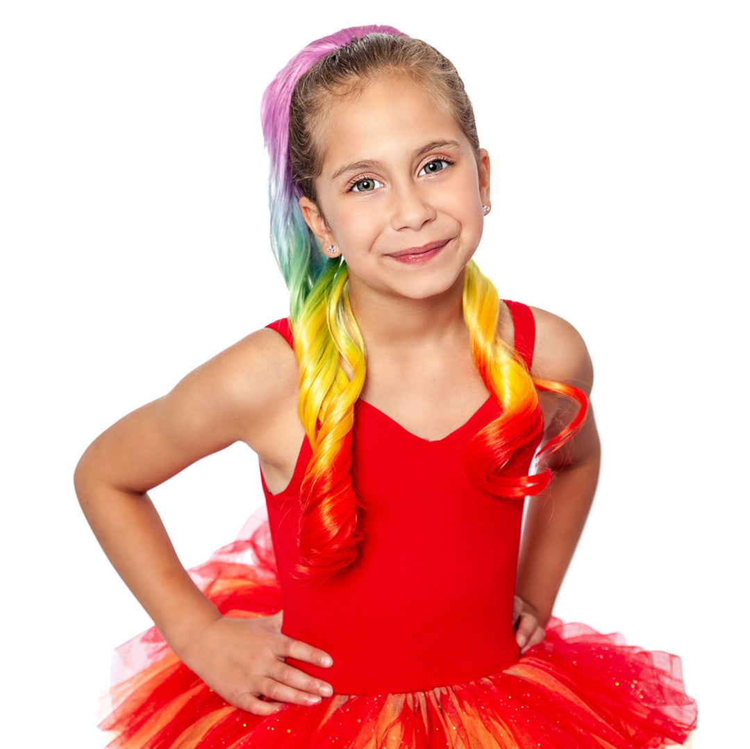 Rainbow Crush Ponytail Hair Extensions